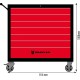 Servante d'atelier pro XXL 7 tiroirs 914x458x1008mm