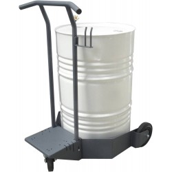 Chariot mobile pour déplacer les fûts - 3 roues - 220kg max - Drakkar