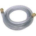 Tuyau d'aspiration 4m 25mm avec raccord mâle 1"