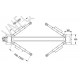 Pont élévateur 2 colonnes 4 tonnes 230 V électrohydraulique à déverrouillage automatique | VN Equipement