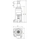 Cric bouteille hydraulique 20 tonnes – Drakkar Équipement