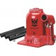 Cric bouteille hydraulique télescopique 2 tonnes – Drakkar