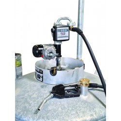 Pompe essence Cematex 230V, certifiée ATEX, compteur, pistolet automatique, 4 m de flexible DN 19
