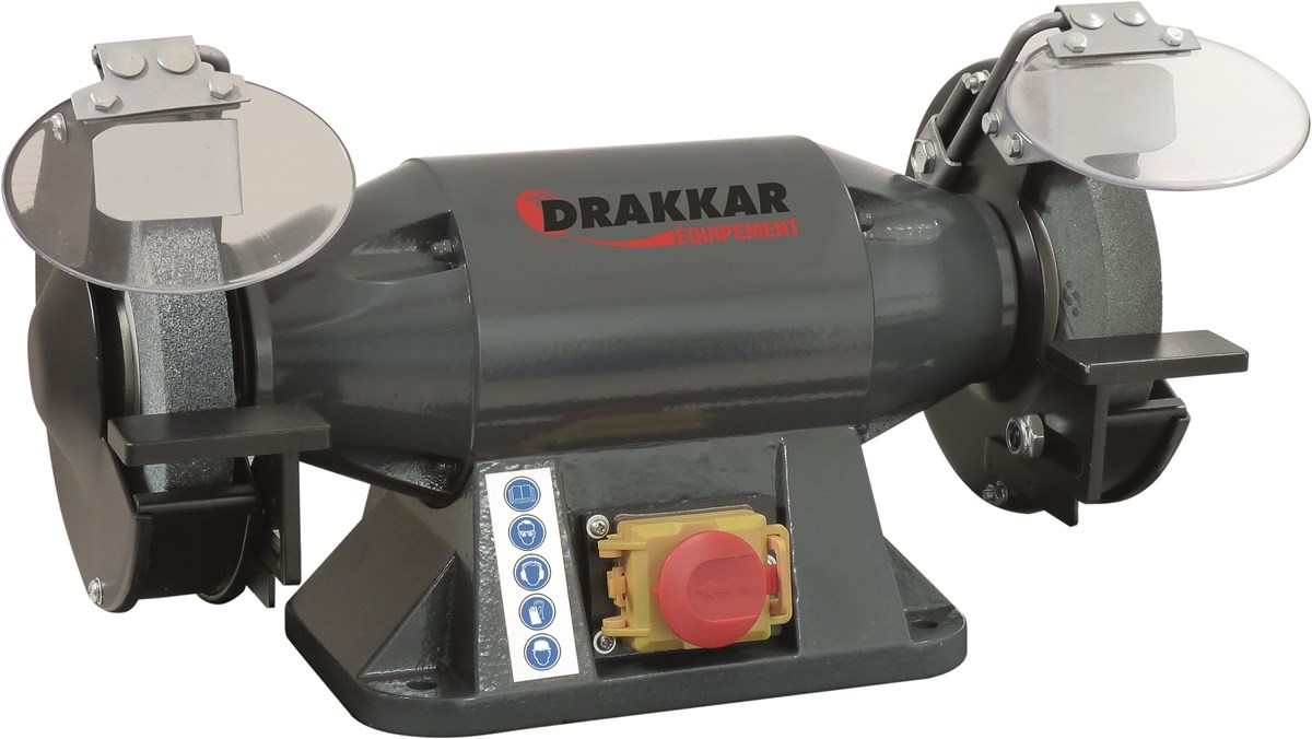 DRAKKAR-EQUIPEMENT - Touret à meuler meule/brosse à 150mm - 15526