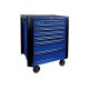 Servante d'atelier BUMPER bleue + 166 pièces king tony