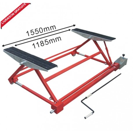 Pont Élévateur Mobile Basculant Table Plateforme Élévatrice Voiture Auto  1,5 t