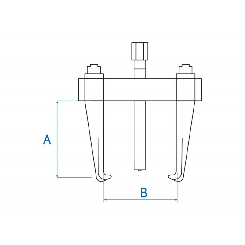 Extracteur à 2 griffes pour bras d'essuie-glace 4 en 1 petit modèle