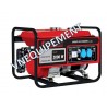 Groupe Électrogène Monophasé Essence 3000W - 7 CV, Réservoir 15L, Démarrage Manuel, Garantie 3 ans