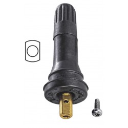 Lot de 4 Valves TPMS TR420 pour Roues Renault ou Ford - Idéal pour Capteurs de Pression Électroniques