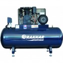 Compresseur d'air à piston 7,5 CV 500 L triphasé 11 bar avec tête SHAMAL bi-étagée et entraînement par courroie