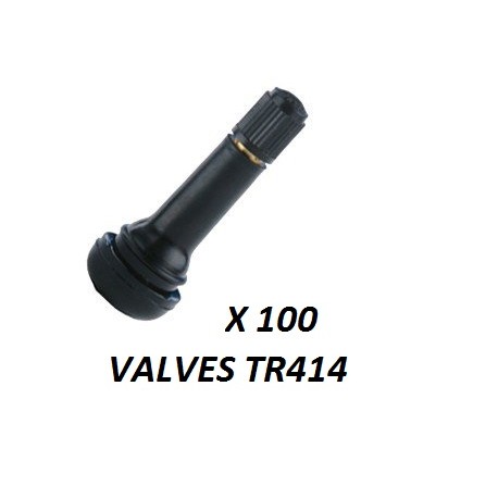 Valve TR414 universelle pneu tubeless (à l'unité) - Pièces équipement