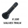 Valve de roue standard (x100) TR414