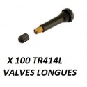 Valve de roue longue (x100) TR414L