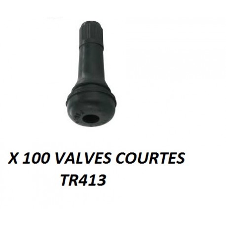 Valve de roue courte