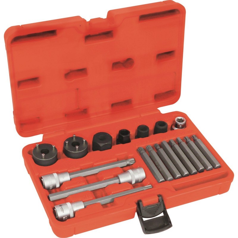 Kit Presse à Roulements VEVOR 14 Pièces - Outils De Montage/démontage Pour Roulements, Bagues Et Joints - Acier Carbone Pour Garage Et Bricolage Auto