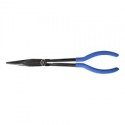 Pince à becs demi-ronds extra longue 280 mm - King Tony 631911C, poignée PVC