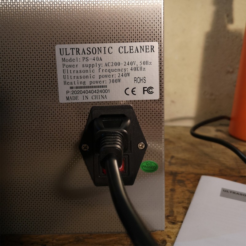 Bac ultrasons 9l 200w 40khz CLAS OE 7201