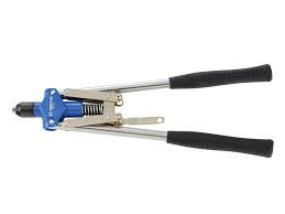 Pince à Riveter Manuelle - Pour Rivets De 2.4 à 4.8mm, Acier, Couleur Jaune, Garantie 1 An