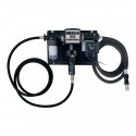 Station gasoil 230V 70L/min avec filtre transparent absorption d'eau, pistolet automatique, compteur et tuyau d'aspiration