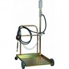 Pompe pneumatique huile 180-220KG avec chariot et pistolet digital