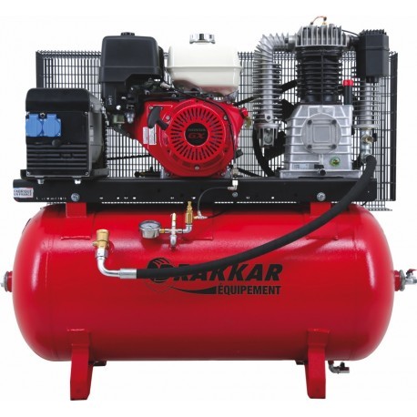 Compresseur thermique essence AIR + COURANT - 230L - 11 CV - 11252 Drakkar
