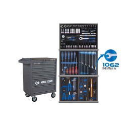 Servante d'atelier PRO 7 tiroirs + 155 outils King Tony