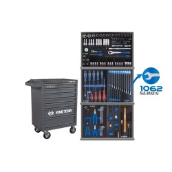 Servante King Tony d'atelier PRO 7 tiroirs + 155 outils - King Tony