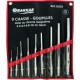 Chasse-goupilles 2-3-4-5-6-8-10-12-14mm de 110 à 248mm - pochette de 9 pcs