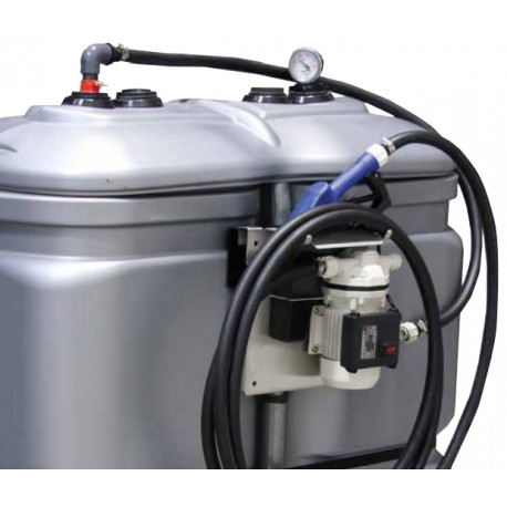 Cuve de stockage PEHD pour Adblue 750 litres avec pompe et pistolet