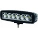 Phare de travail rectangle LED 10/30V 18W 1200 lumens faisceau longue portée