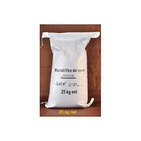 30 kg Microbilles de Verre pour cabine de sablage et sableuse mobile