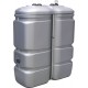 Cuve stockage 1000L gasoil fuel GNR PEHD double paroi