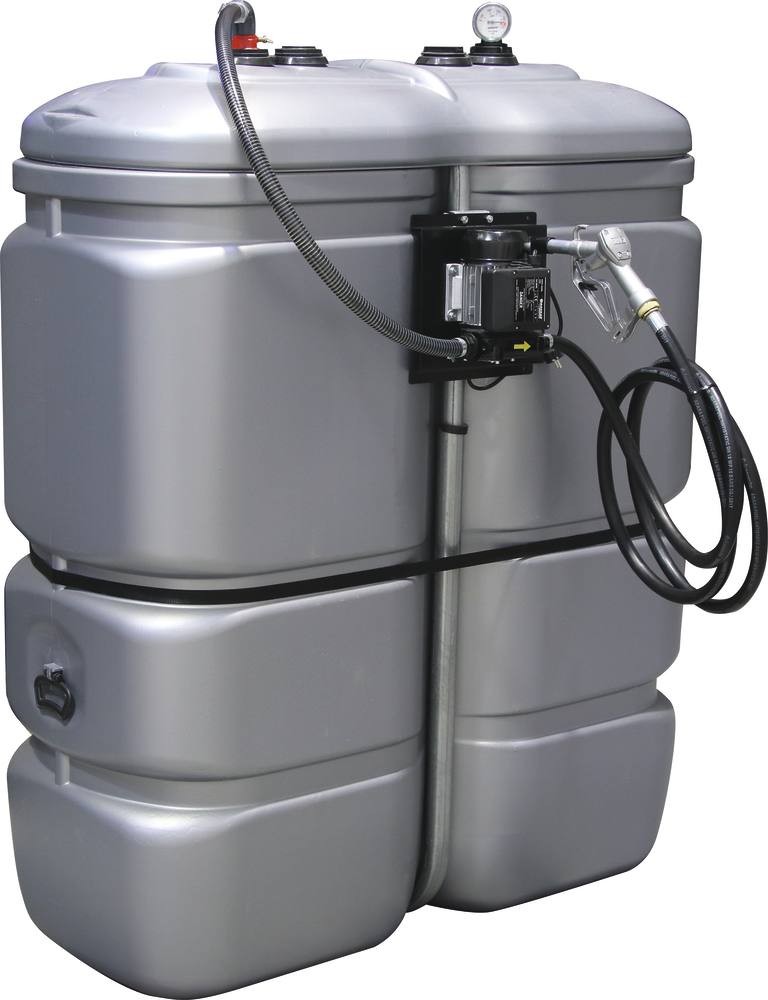 Cuve IBC / GRV, version antidéflagrante, revêtue en EVOH, adaptée, cuve  1000 litres 