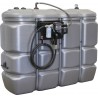 Cuve de stockage 2000L gasoil PEHD DP avec station à gasoil 56L/min