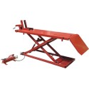 Pont moto hydraulique 680 kg avec plateforme 195 × 71 cm, levage jusqu'à 82,5 cm pour entretien et réparation