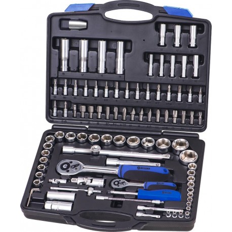 Coffret de douilles 1/4 1/2 de 94 pièces stilker 67684