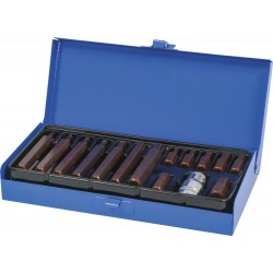 Coffret embout hexagonal Hex de 4 à 12mm avec douille 1/2 stilker 68163