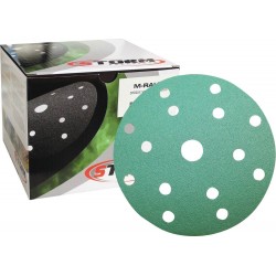 Disques abrasifs velcro GR80 à GR1000 150mm 15 trous - lot de 100 pcs