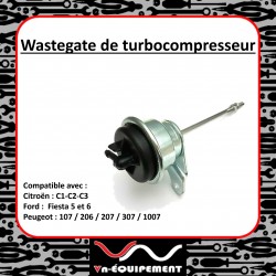 Wastegate de turbocompresseur pour Citroën - Ford - Mazda - Peugeot
