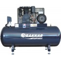 Compresseur d'air à piston 5,5 CV 270 L triphasé 11 bar avec tête SHAMAL bi-étagée et entraînement par courroie
