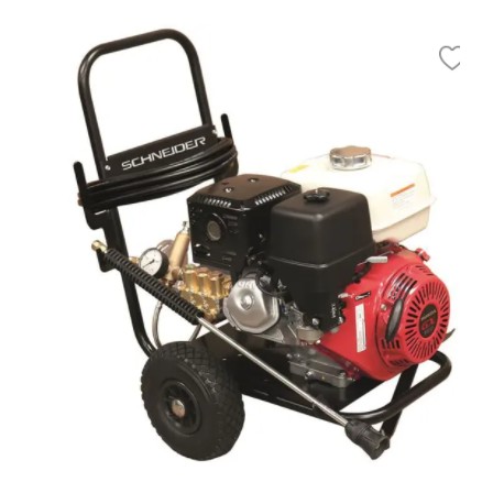 Nettoyeur HP eau froide moteur thermique OHV 15 l/min 240 bar avec flexible 10m - Schneider