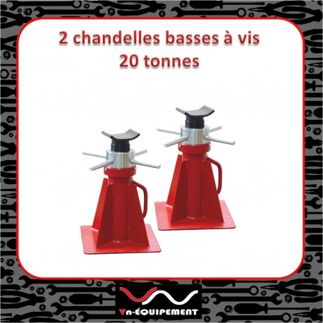 Chandelle à vis 20 tonnes - chandelle basse Drakkar equipement