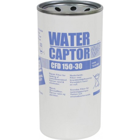Filtre à gasoil à absoption d'eau 150 l/min 30μ femelle 1"1/4 - PIUSI