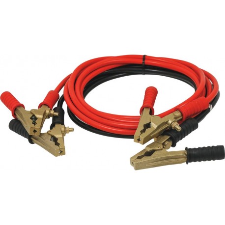 Câbles de démarrage cuivre 2x4,5m - 35mm² - 800A - 04163 - Drakkar  Equipement