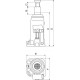 Cric bouteille hydraulique 20T