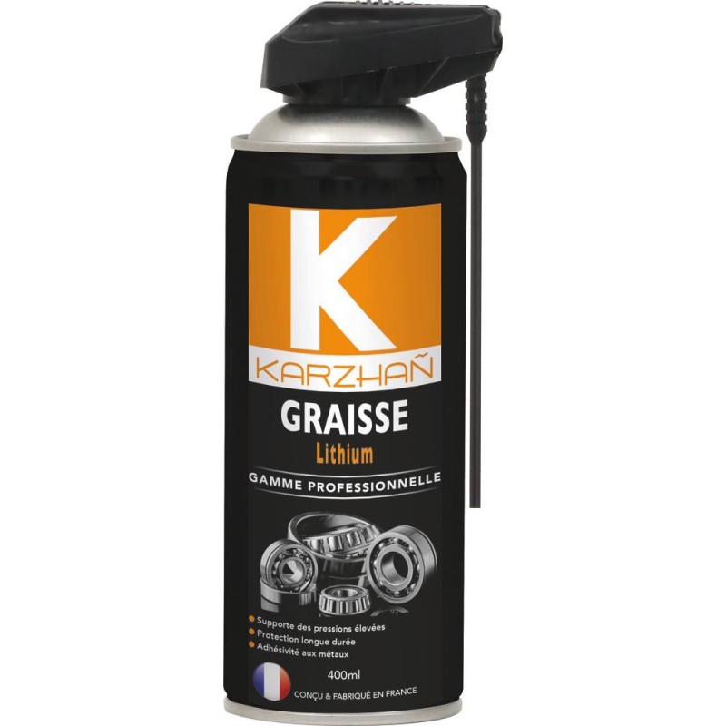 6 x Cartouche Graisse Lithium VERTE Pour Pompe a Graisse - 400g 