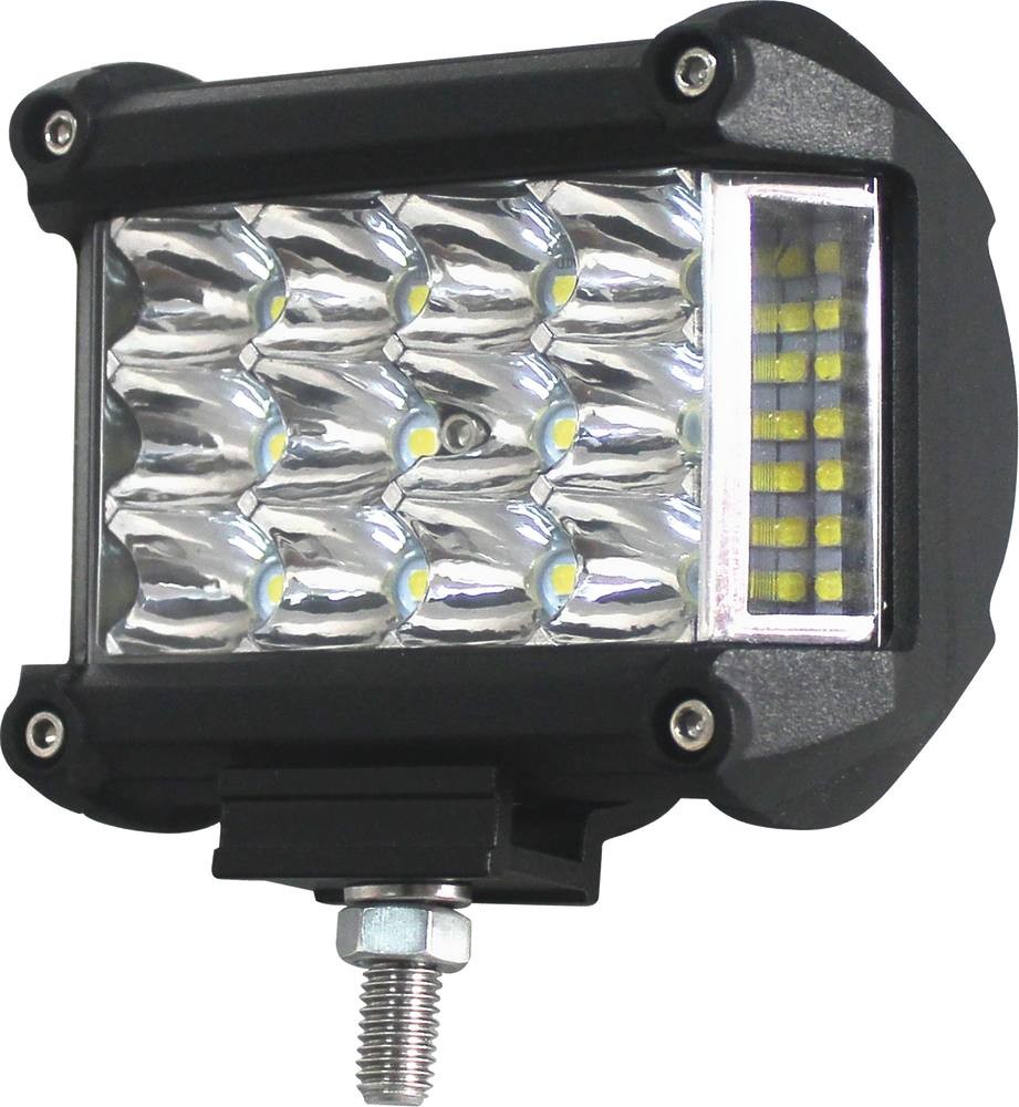 Phare de travail carré 12 + 7 LED, 18W, garantie 2 ans - Sodiflash