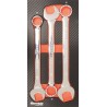 Module mousse plein de 3 clés mixtes