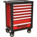 Servante d'atelier 7 tiroirs avec plan de travail en ABS 770x460x970mm