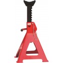 Paire de chandelle 6 tonnes - Double sécurité - Crémaillère et goupille
